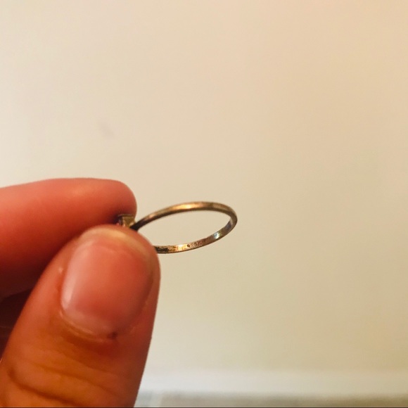 Amethyst Purple Rectangle Cut Ring Sterling Silver - Picture 3 of 5